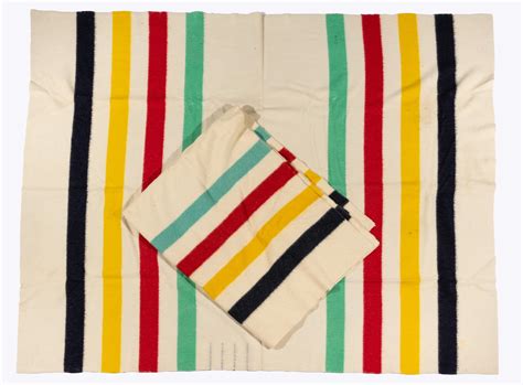At Auction: TWO HUDSON BAY COMPANY BLANKETS