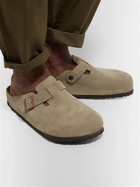 Birkenstock - Boston Suede Clogs - Brown Birkenstock