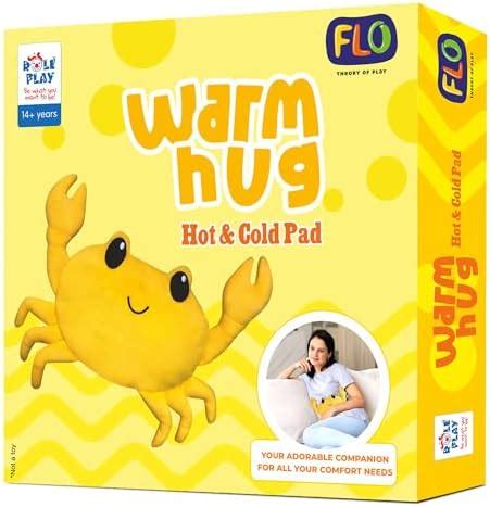FLO Warm Hug Plush Heating Pad for Cramps & Pain Relief | Microwavable ...