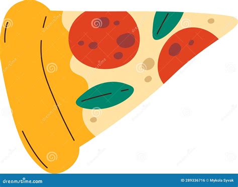 Peace of Pizza stock vector. Illustration of hippie - 289336716