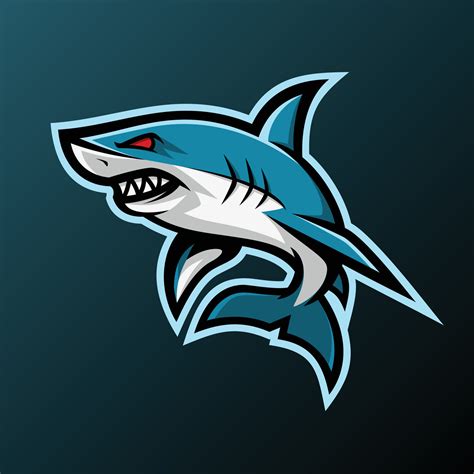 diseño de ilustración vectorial del logotipo de la mascota del tiburón enojado - logotipo de la ...
