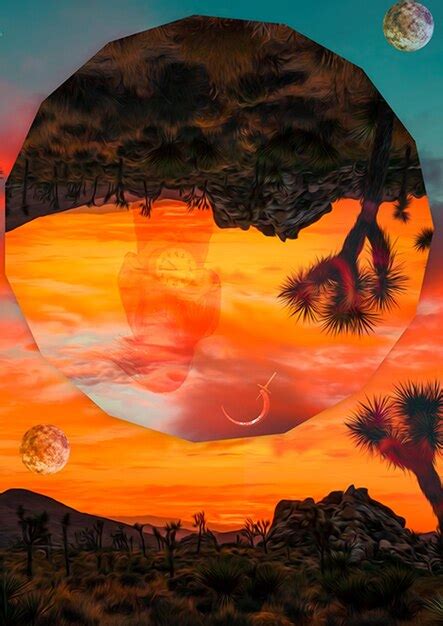 Scenic view of sunset | Premium Photo