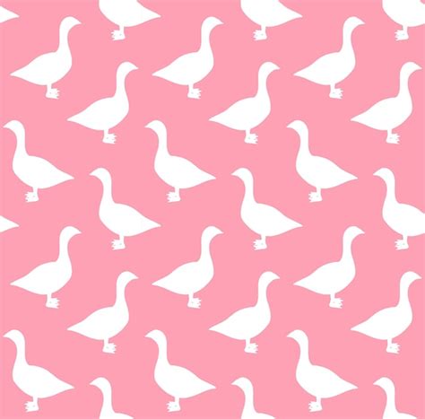 Pattern of geese | Premium Vector