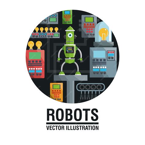 Image result for Robot Vector Design