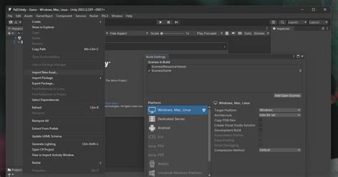 Image result for Unity GUI Asset Bundle Dark Mode
