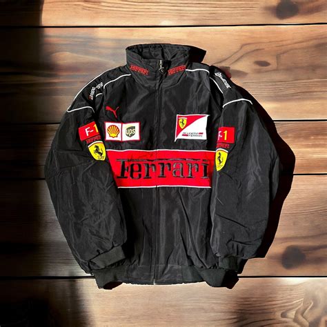 Buy F1 Racing Jacket, Ferrari Embroidered Racing Jacket, Formula 1 ...