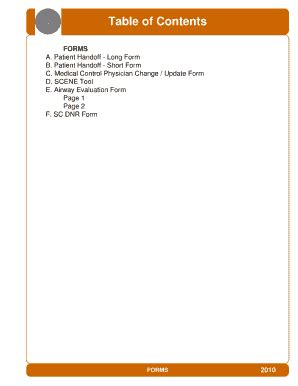Fillable Online dmz dhec sc editable dhec patient handoff form Fax ...