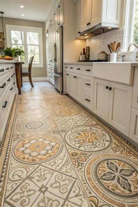 21+ Stylish Vinyl Kitchen Flooring Ideas