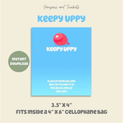 Bluey Keepy Uppy Printable | Plan Your Year Easily!