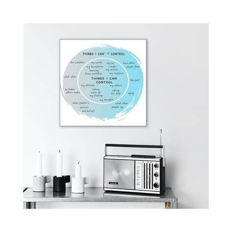 Things I Can Control Poster - Mental Health Wall India | Ubuy
