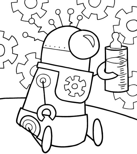 Image result for Cool Robot Coloring Pages