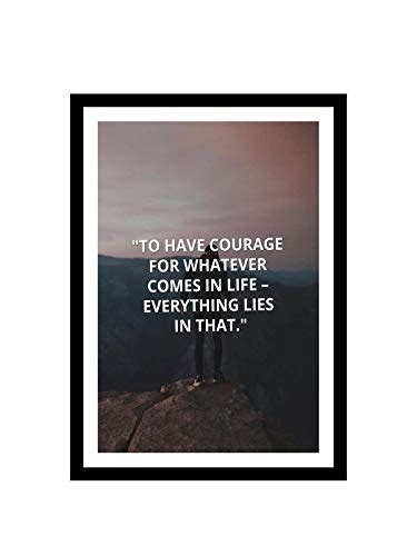 999Store Canvas Printed Framed Inspirational Poster for Wall (35X25Cms ...