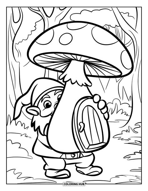 145+ Gnome Coloring Pages for Kids & Adults (Free Printable PDFs)