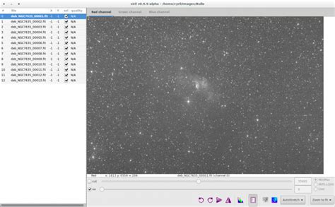 Siril Tutorial 的图像结果