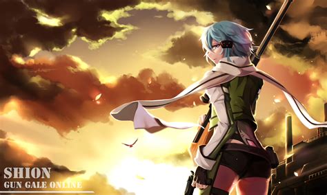 Shino Asada HD Wallpaper - Sinon from Sword Art Online II