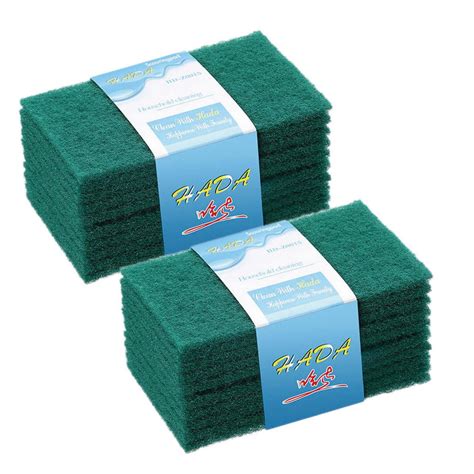 20 PCS Walmart Scouring Pad, Non-Scratch Cleaner for Pots, Pans, Dishes ...