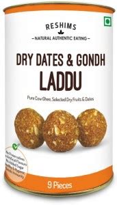 reshims Health Dry Dates & Gondh Laddu | Contains Cow-Ghee | No ...