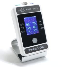 MonitorMe Multi Para Patient Monitor PM6100 (SpO2, NiBP, Pulse rate ...