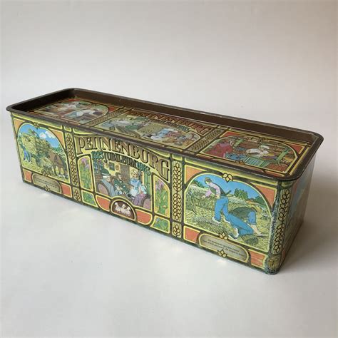 Vintage Blik / Trommel Peijnenburg Ontbijtkoek - Queens Vintage