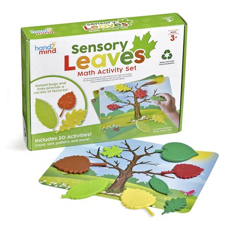 Buy hand2mindSensory Leaves Math Activity Set, Pattern Play, Shape ...