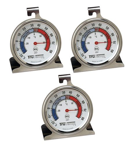 Tru Temp Refrigerator-Freezer Thermometer, 3 Pack : Amazon.in: Home ...