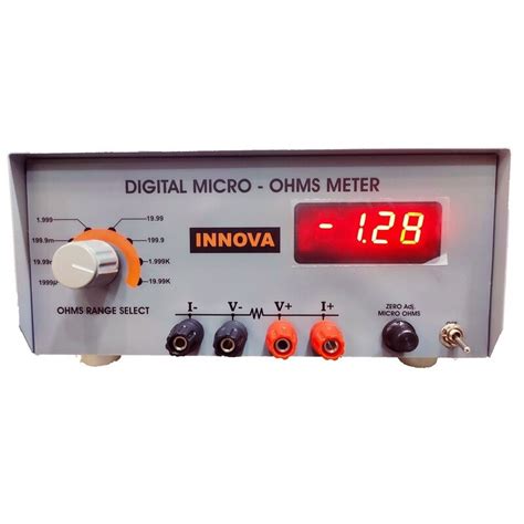 Digital Resistance Meter, Micro-Ohm Meter Innova I-63C