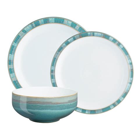 Buy Denby Azure Coast 12-Piece Dinnerware Set Online at Low Prices in ...