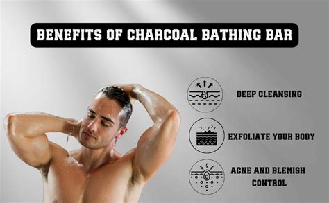 Buy The Hil Men Activated Charcoal Bathing Bar Combo Hand Made Charcoal ...