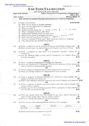 C theory - recursive functions - Programming using C language - o TO ...