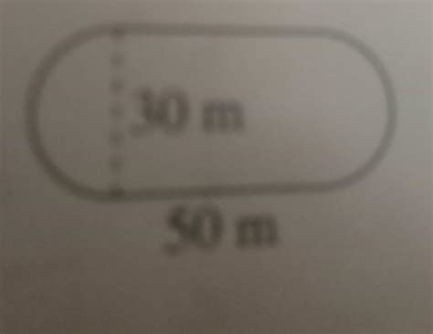 8. Find the circumference of theswimming pool as shown. - Brainly.in