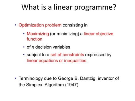 Linear Programming Lecture 的图像结果