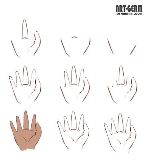 Image result for Anime Hand Tutorial