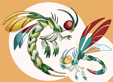 [OC] I was trying to come up with a Bug/Dragon variant for Flygon, but ...