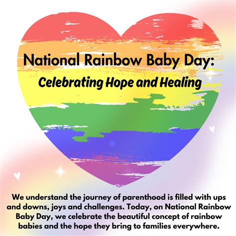 National Rainbow Baby Day: Celebrating Hope and Healing - Pediatric ...