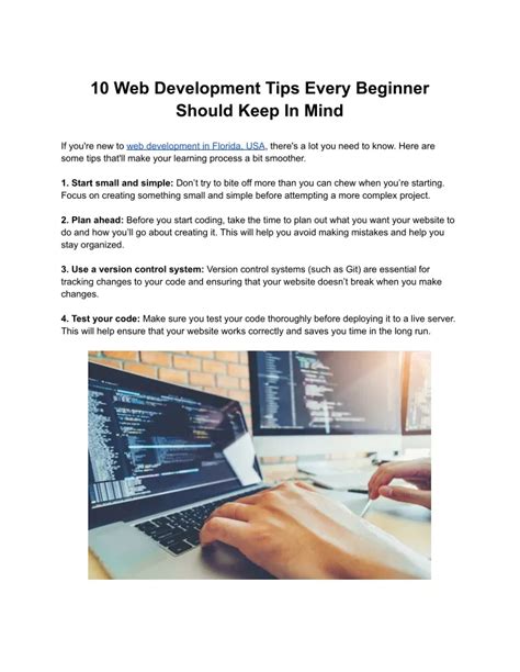 Web Development Tips 的图像结果