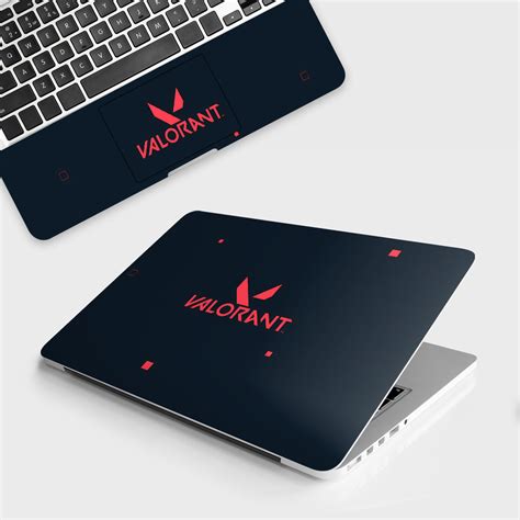 Level Up Your Setup with Valorant in Coral: Gaming Laptop Skin for True ...