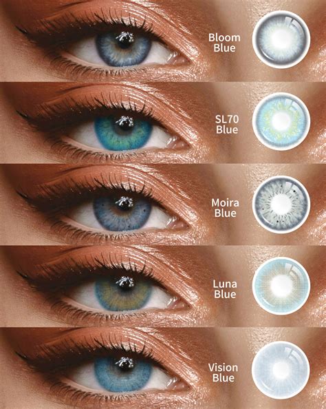 🔹𝐁𝐥𝐮𝐞 𝐂𝐨𝐥𝐥𝐞𝐜𝐭𝐢𝐨𝐧!!💦🔹⁠Color contacts with high blue color rendering ...