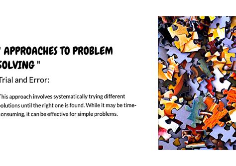 Image result for Different Types of Problem Solving