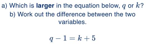 Solved: Which is larger in the equation below, q or k? b) Work out the ...