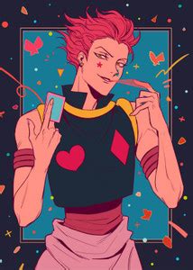 Hisoka Morow Hunter × Hunter Matte Finish Poster Paper Print ...