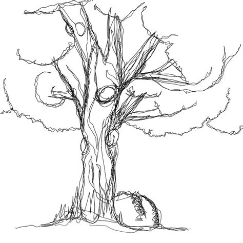 Image result for Tree Trunk Drawing