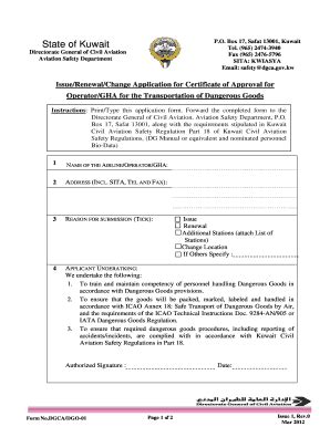 Fillable Online dgca gov Issue - Renewal DG Approval - dgca gov Fax ...