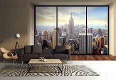 New York Wall Mural Uk by New York Skyline Penthouse Wall Mural Buy At Allwallpapers New York Wall Mural Uk