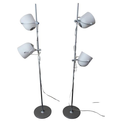 Rare Pair! Swedish Modern Articulating Decorator Floor Pole Lamps ...
