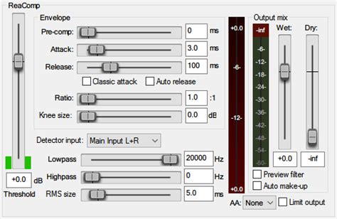 ReaComp VST 的图像结果