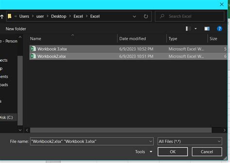 How to Create Batch File to Merge Excel Files 的图像结果