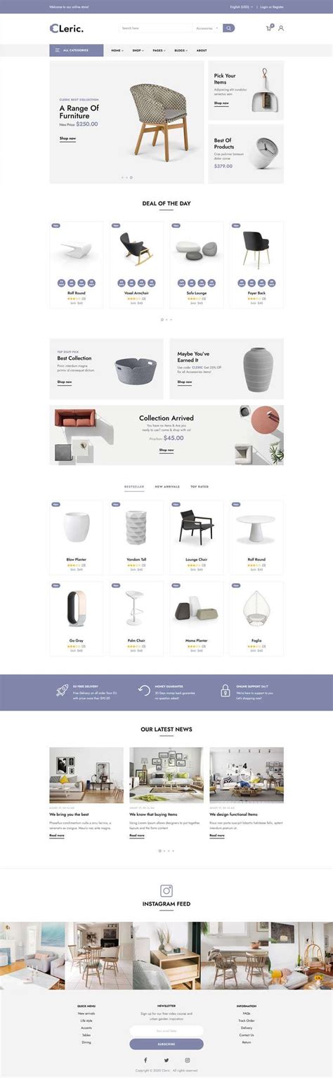 50个创新家具网页UI概念设计(2) - 设计之家