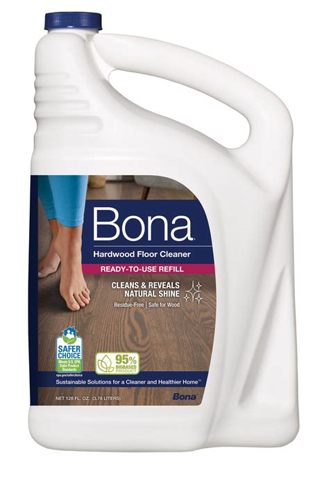 Bona® Hardwood Floor Cleaner Refill Unscented 128 fl oz - Walmart.com
