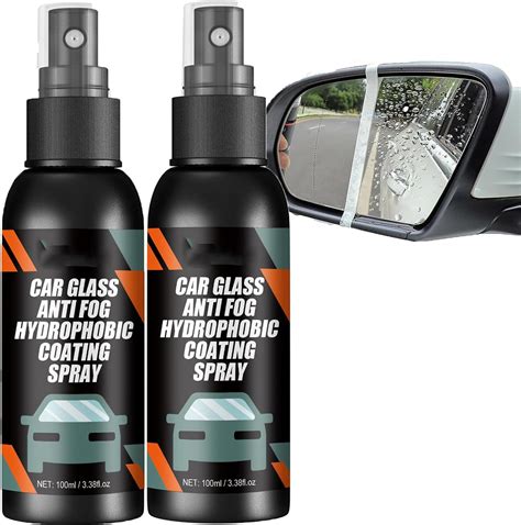 Amazon | Rayhong Car Glass Anti Fog Hydrophobic Coating Spray、Rayhong 車用防雨コーティング剤、雨がつかない曇り止め、防雨 ...