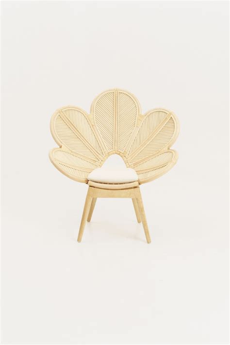 Buy Rise Up High Chair with cotton cushion online: Rattan high chair ...